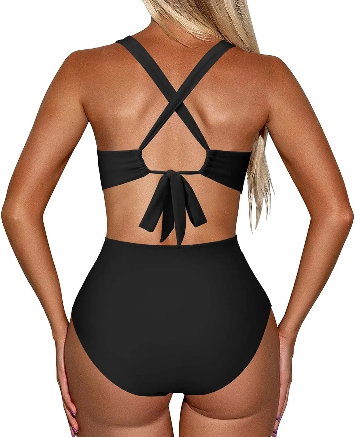 Rvidbe Womens Bikini Swimsuits Women 1 Piece Athletic Swimsuit Competition Bathing Suit Lap Swimming