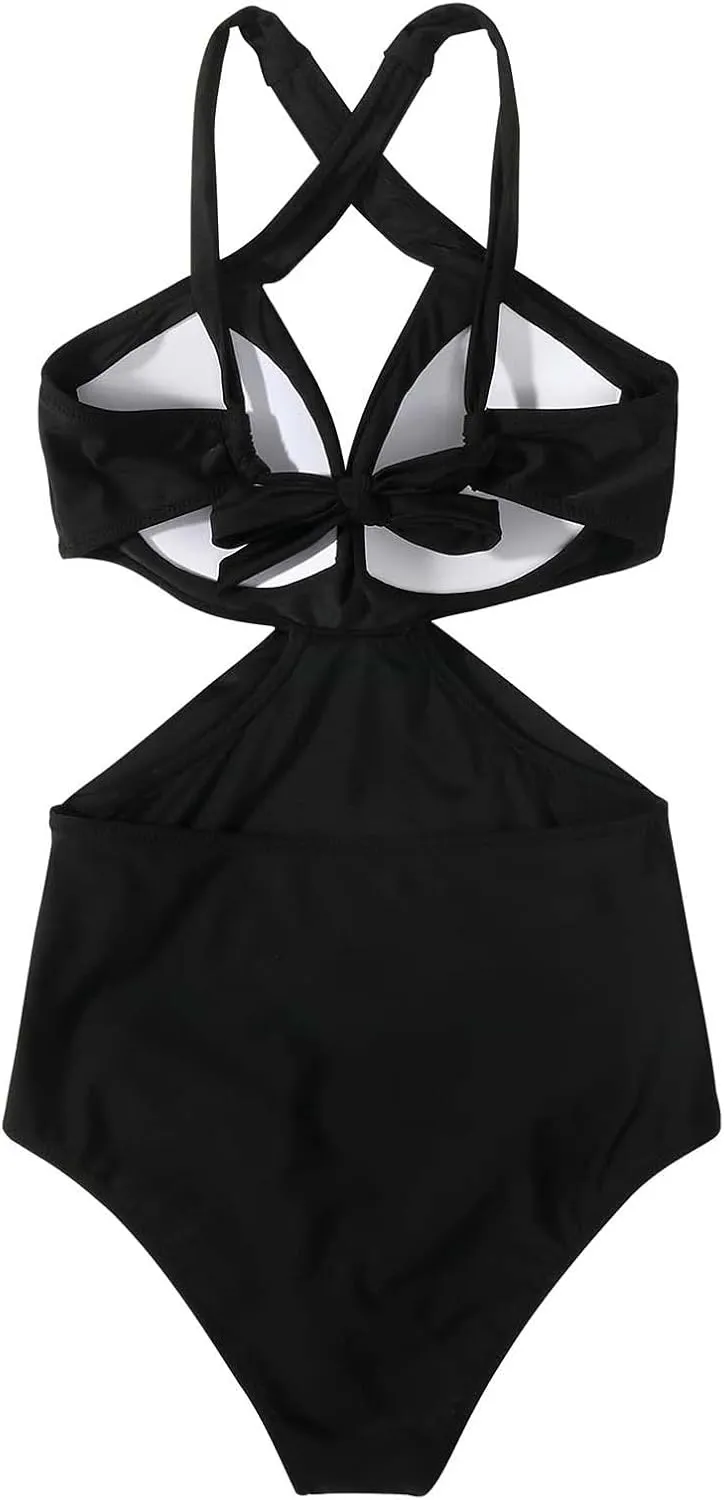 Rvidbe Womens Bikini Swimsuits Women 1 Piece Athletic Swimsuit Competition Bathing Suit Lap Swimming