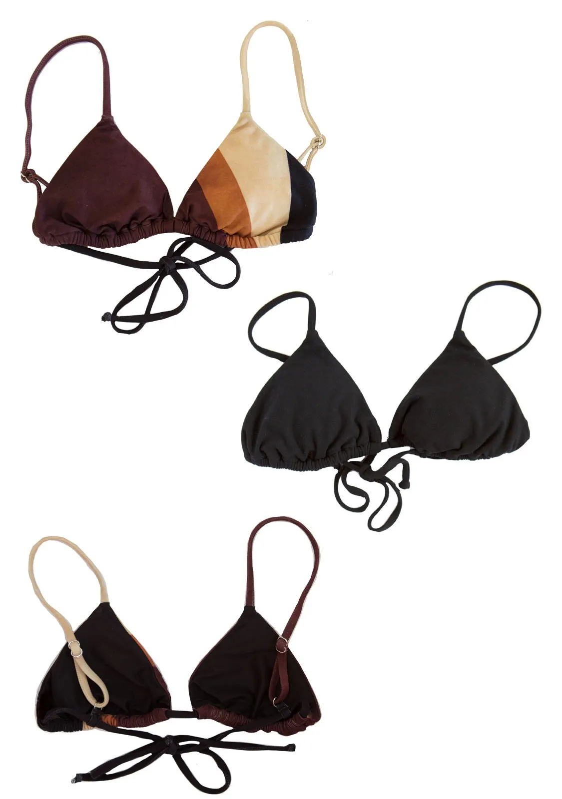 SAHARA - Reversible TRIANGLE BIKINI TOP