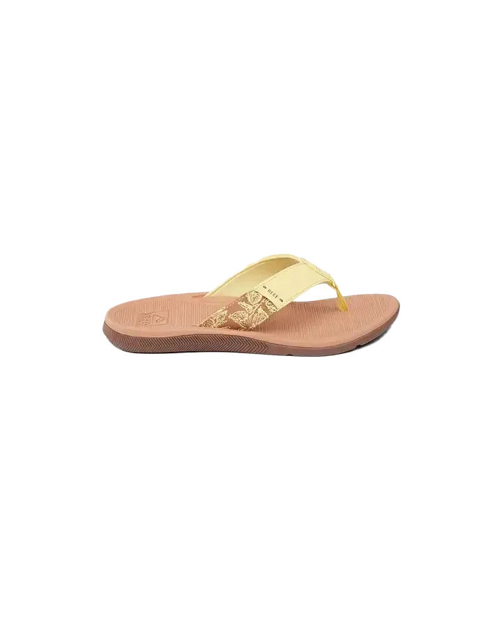 Santa Ana Flip Flops in Pale Banana