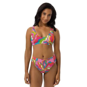 SASSY IRIS pink - Bikinis made of recycled material