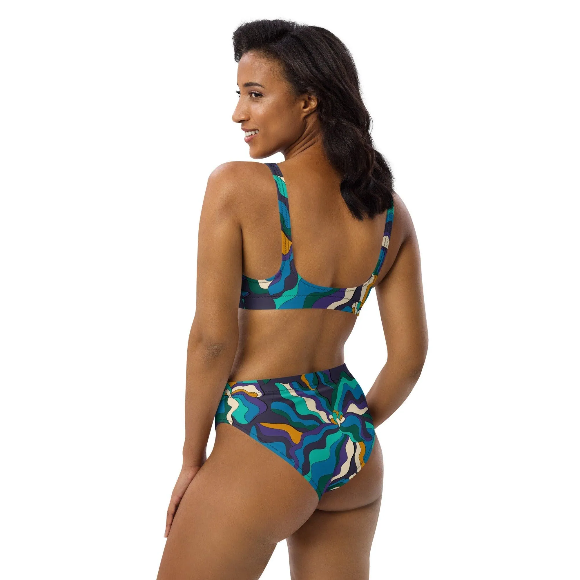 SASSY IRIS purple - Bikinis made of recycled material