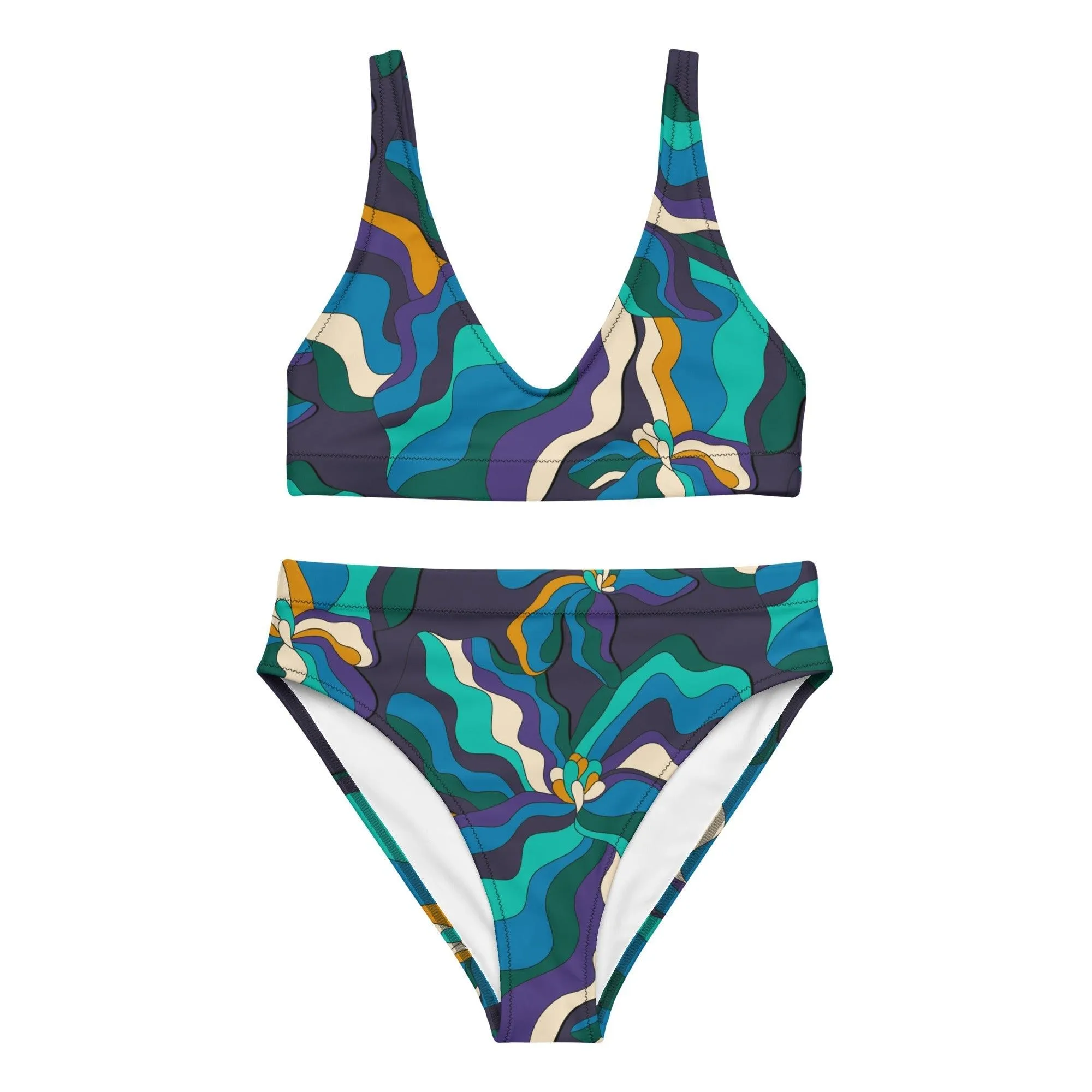 SASSY IRIS purple - Bikinis made of recycled material