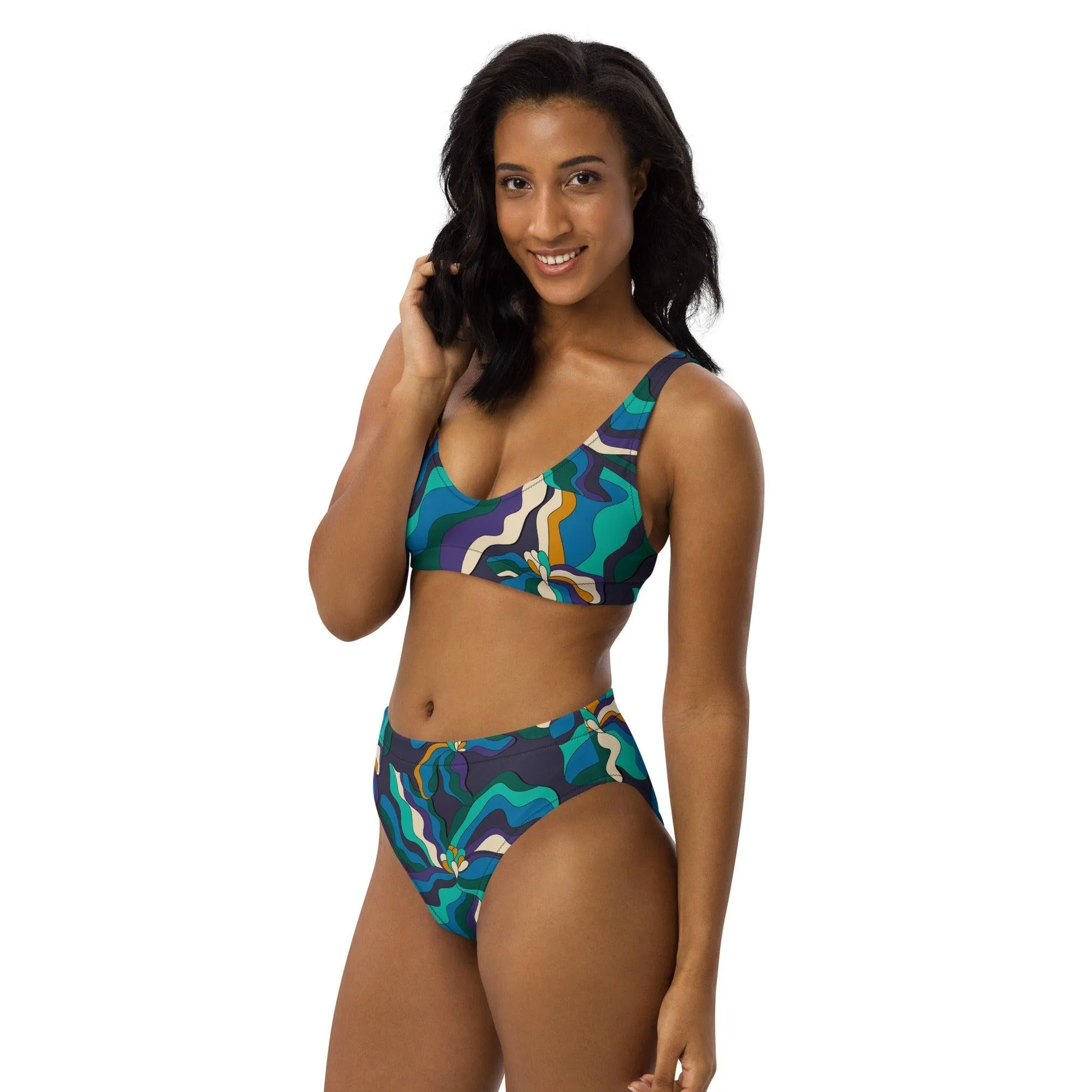 SASSY IRIS purple - Bikinis made of recycled material