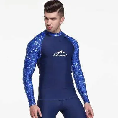 SBART Quick Drying Mens Rash Guard Surf Long Sleeve