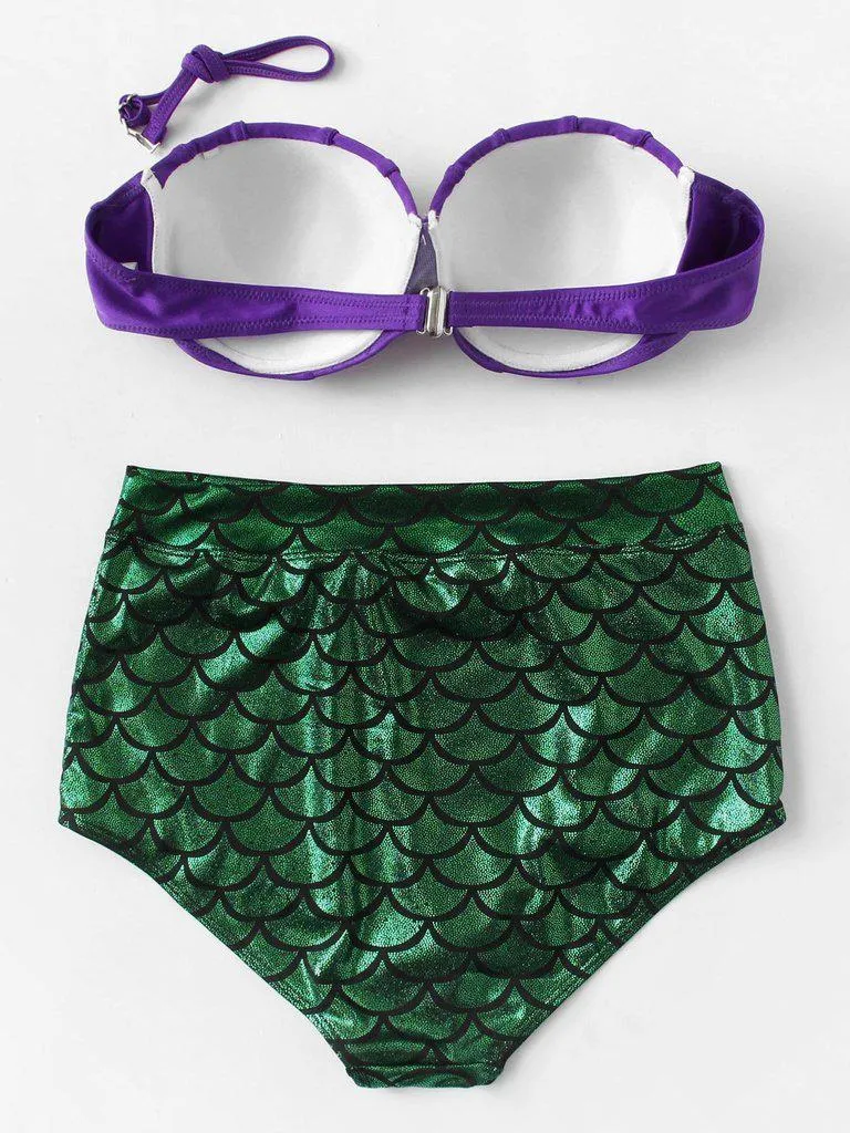 Scale Pattern Bikini Set