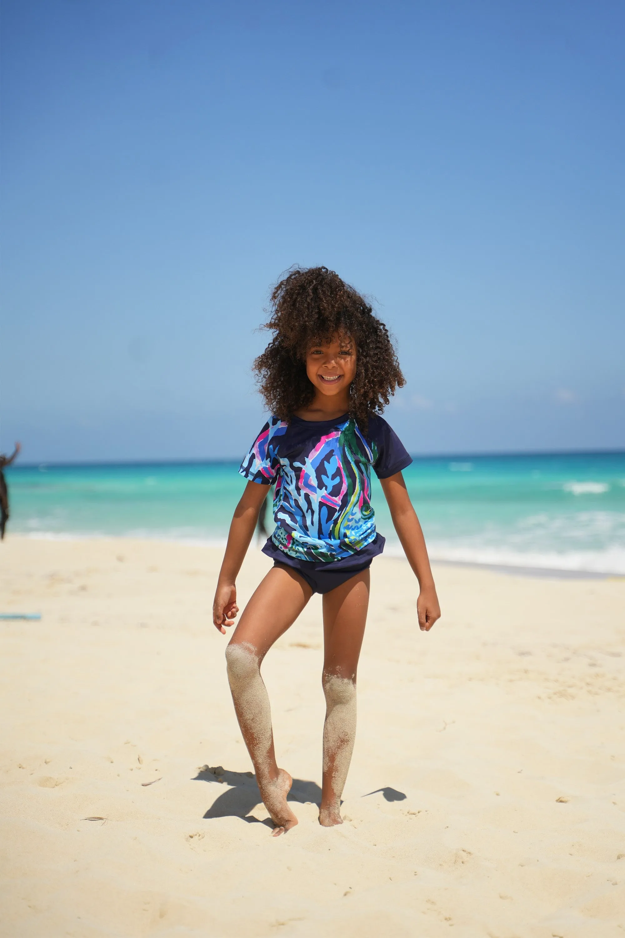 Sea World Girl's Rashguard Set
