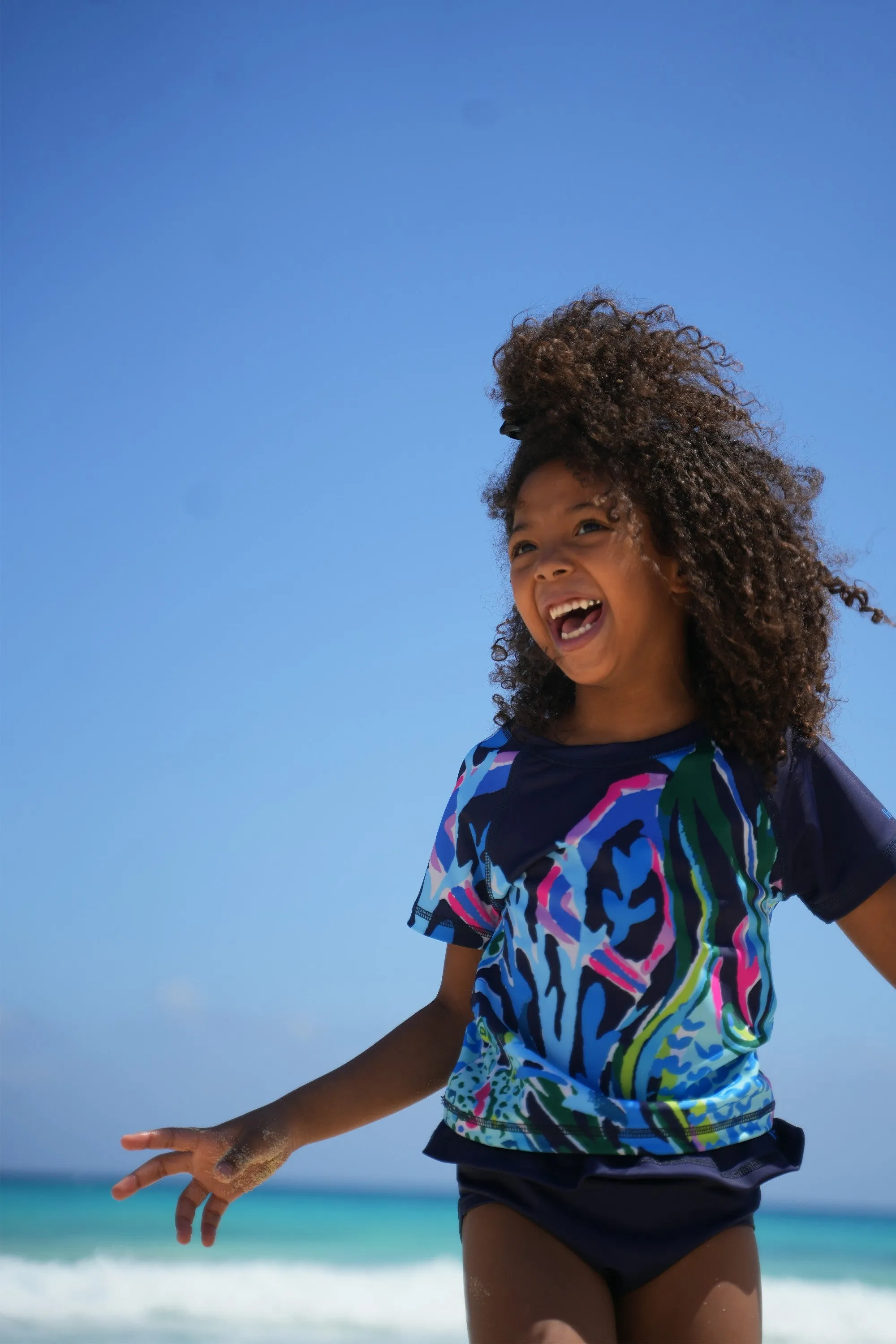 Sea World Girl's Rashguard Set