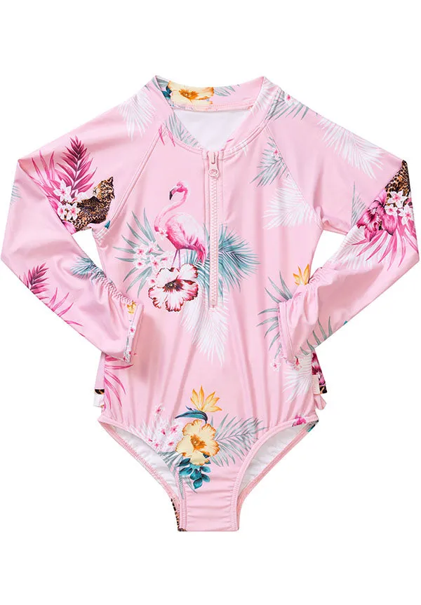 Seafolly UV sunsuit - tropical pink