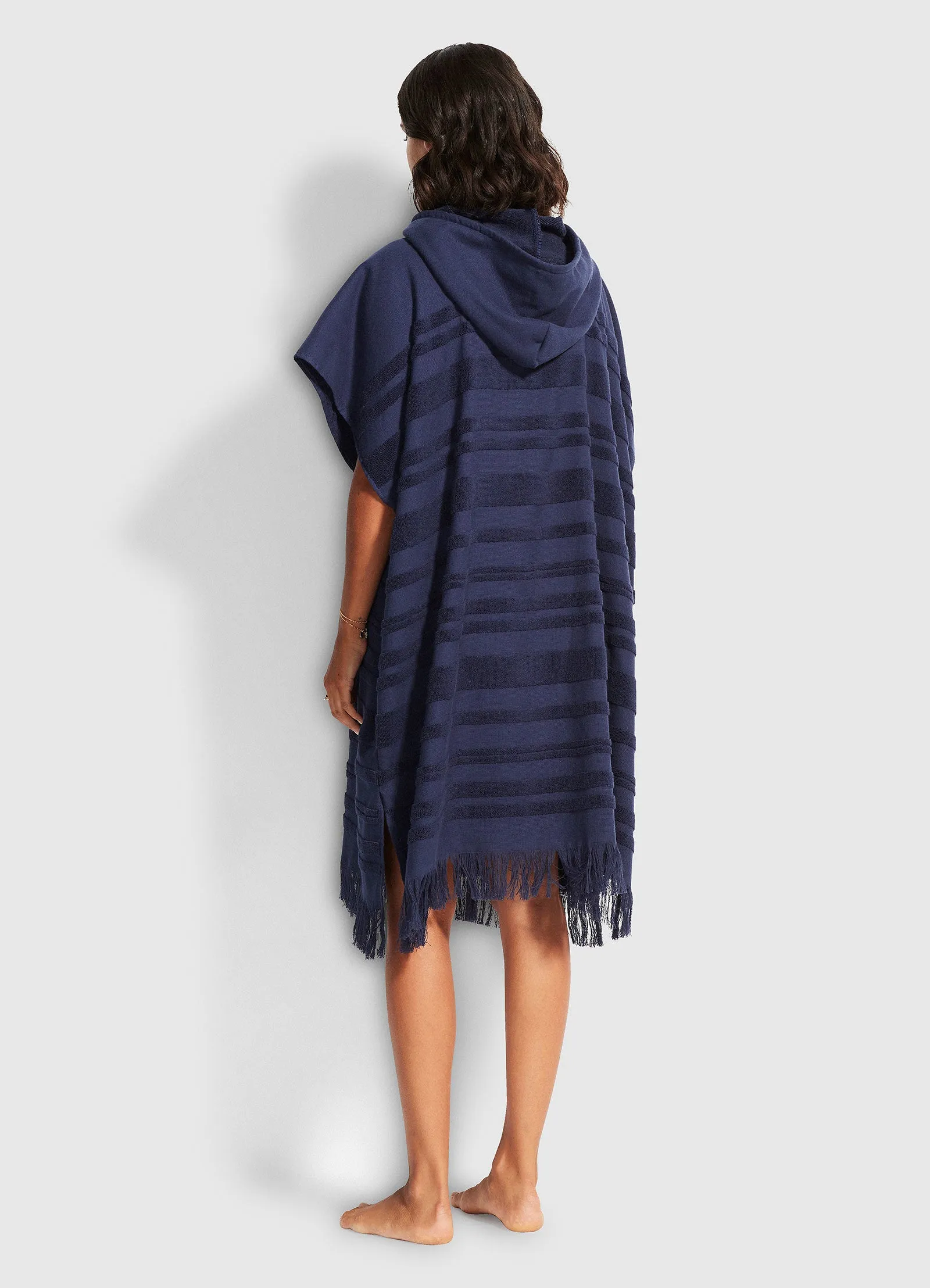 Seafolly womens kaftans - navy poncho