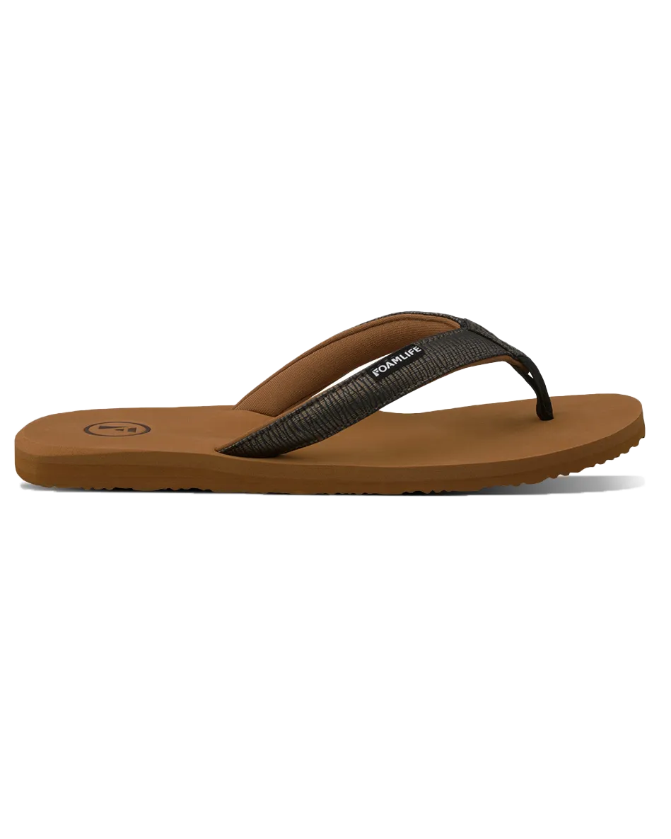 Seales Earth Flip Flops in Brown