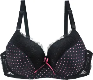 Seamless Push Up Bras for Women Lace Full Coverage Wirefree Bra Adjustable Breathable Plus Size Underwear