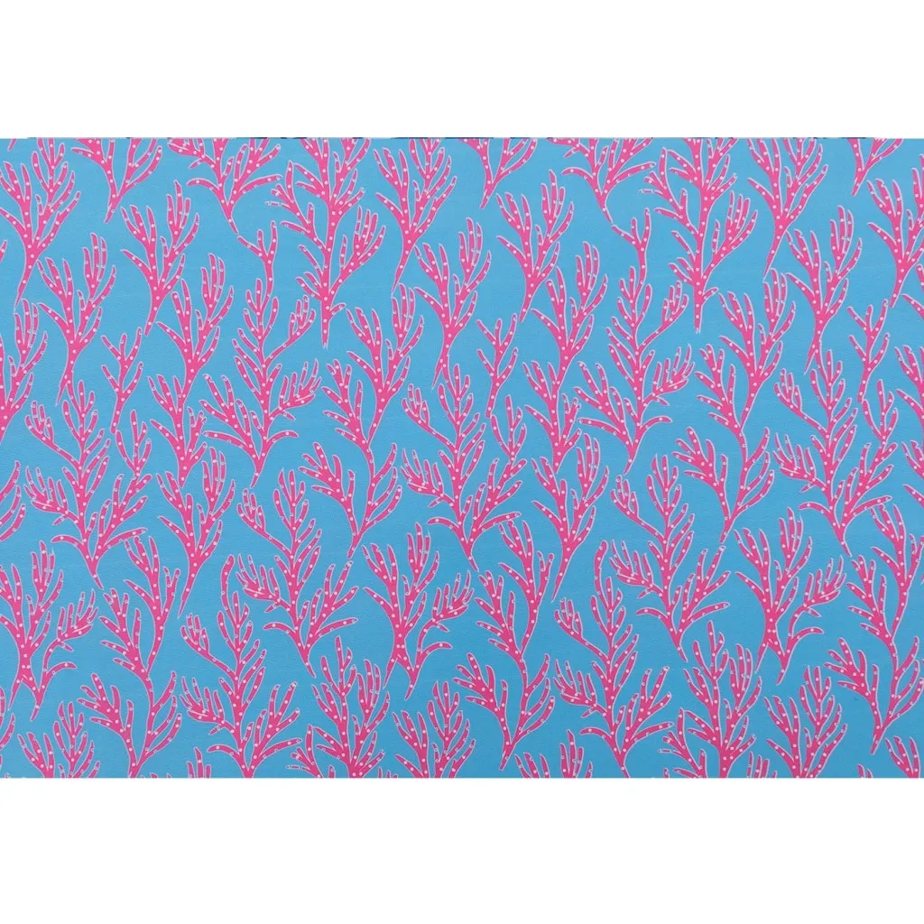 Seaweed Swim Shorts - Bright Blue/Coral Pink