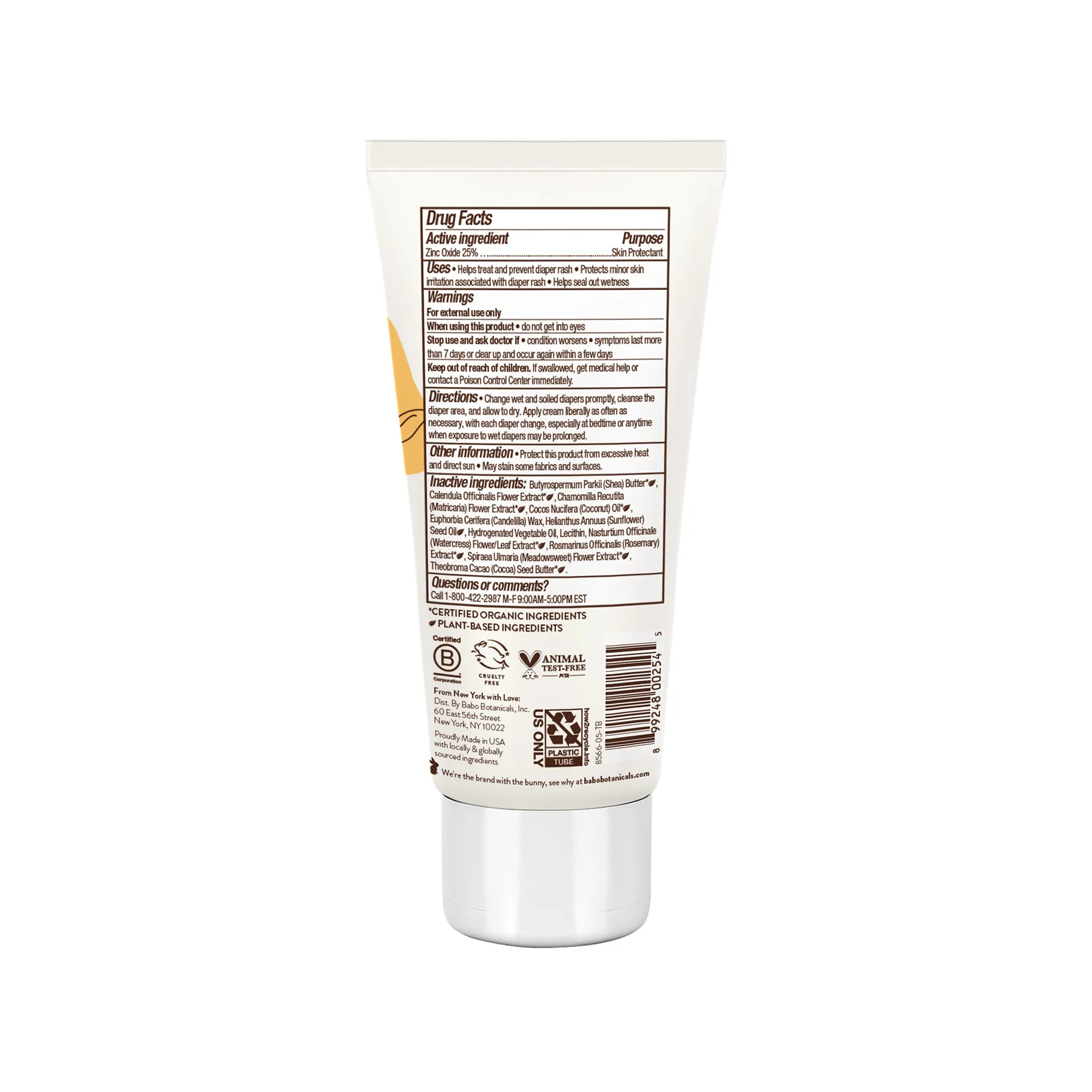 Sensitive Baby Fragrance-Free Diaper Rash Cream Spray