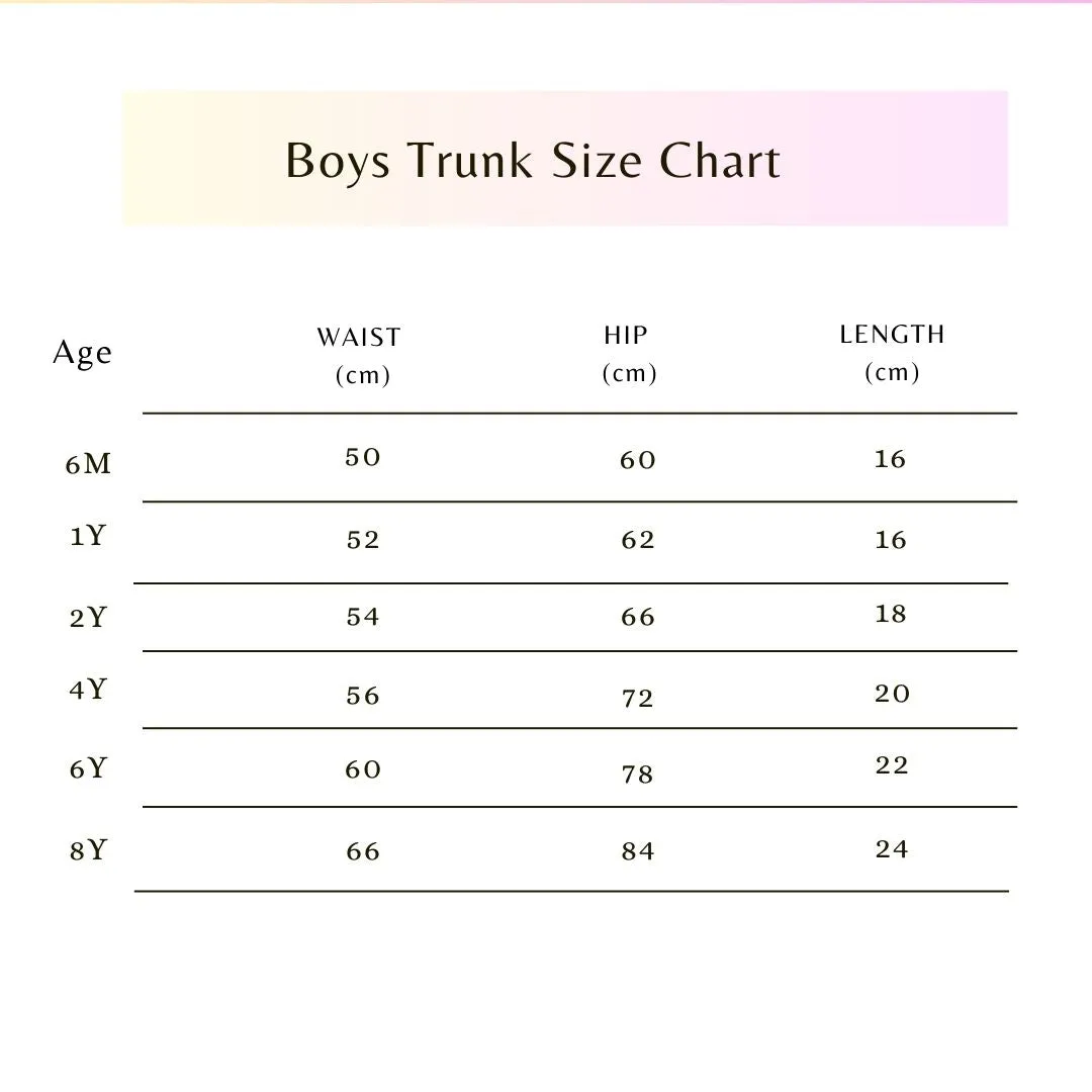 Serene Boy's Trunks