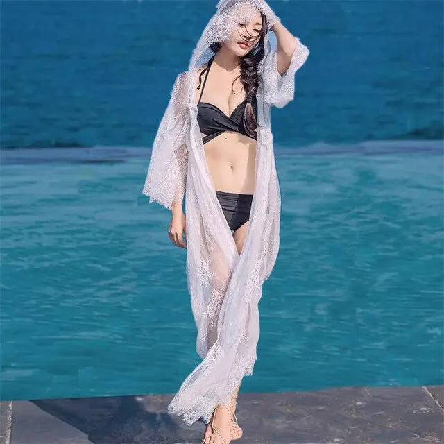 Sexy Transparent Beach Cover up