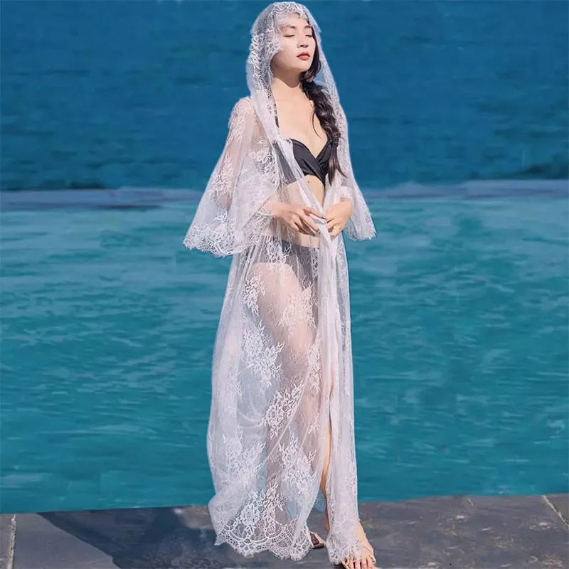 Sexy Transparent Beach Cover up