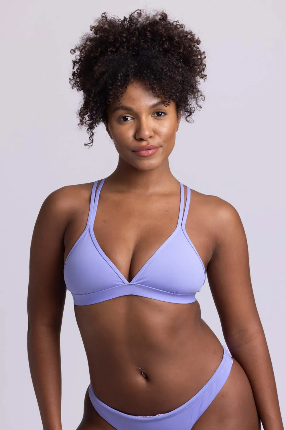 Shara Fixed-Back Top- Lavender