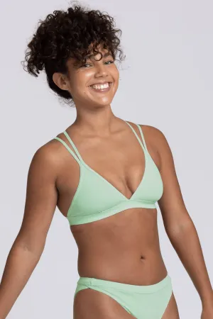 Shara Fixed-Back Top- Mint