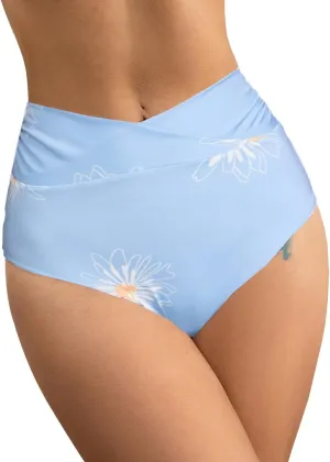SherryDC Women's High Waisted V Cut Bikini Bottoms Twist Bathing Suit Swimsuit Bottoms