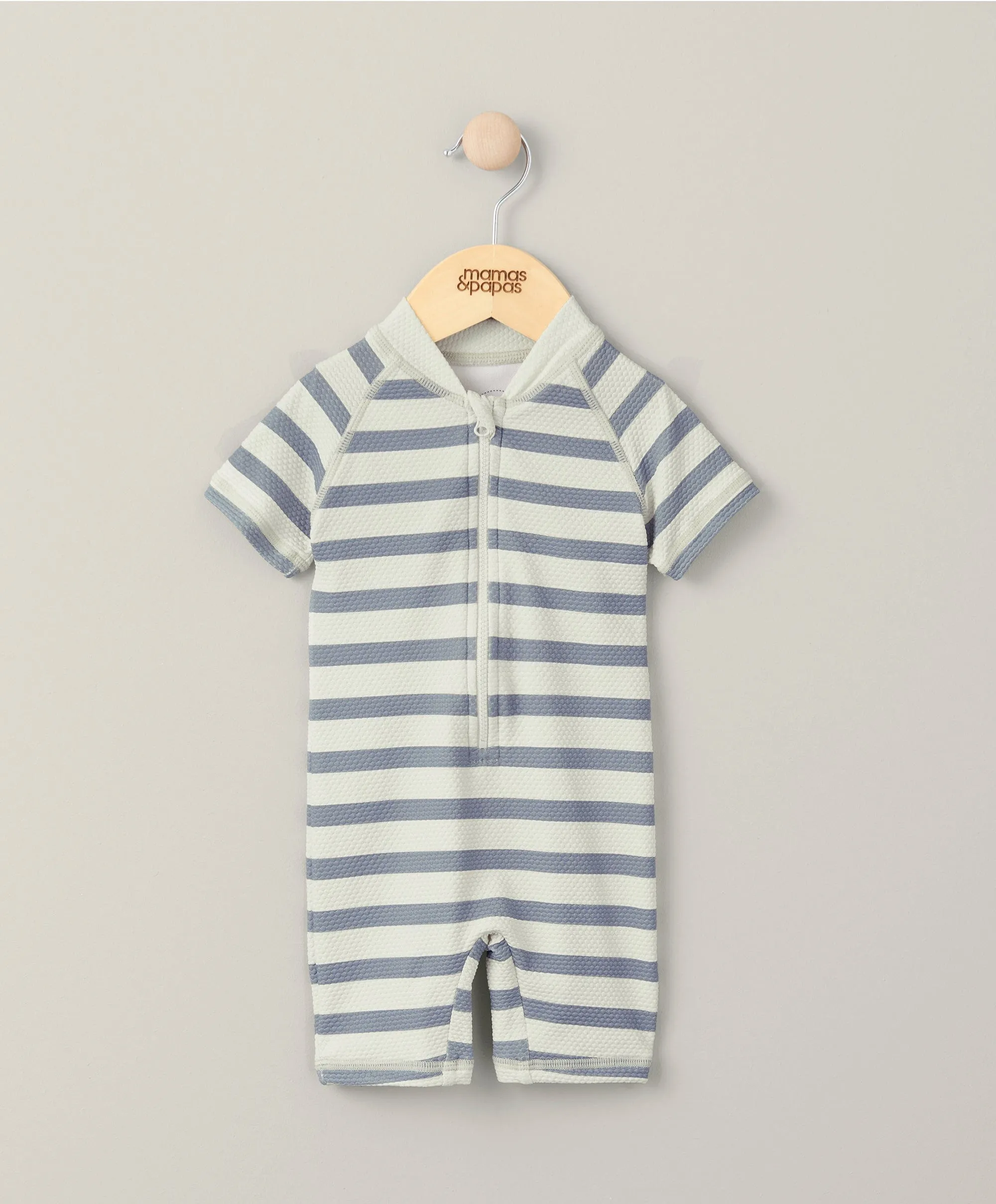 Short Sleeve Rashsuit Swimwear - Stripe