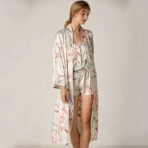 Silk Robes and Kimono PJ Set