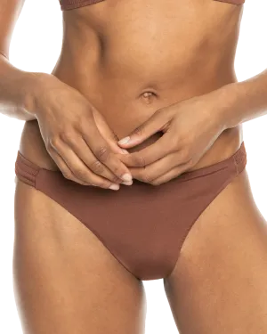 Silky Island Cheeky Bikini Bottoms in Rootbeer