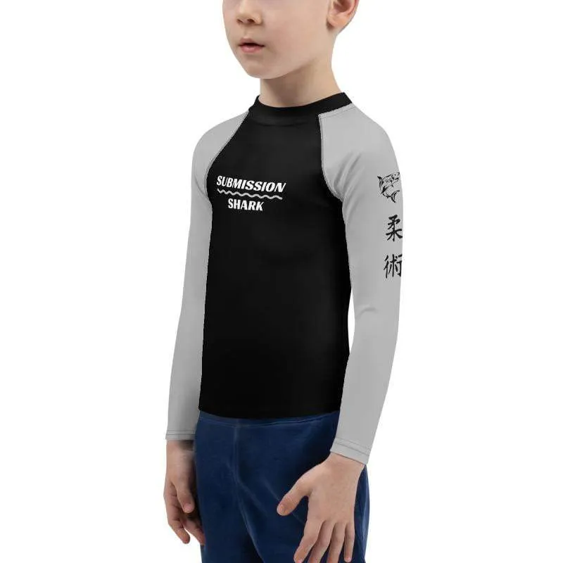 Silver SS Premium Standard ~ Kid's Rash Guard