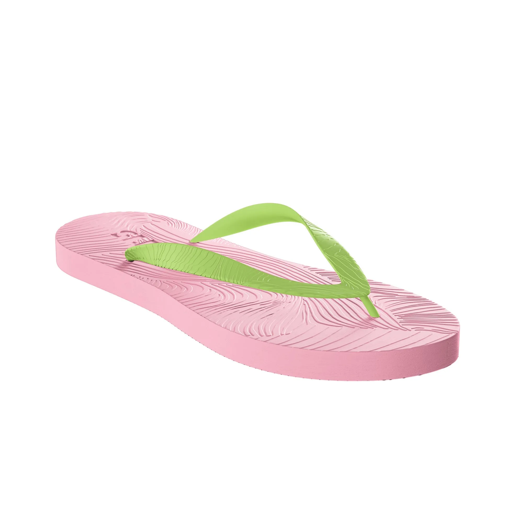 Slim Wide strap Pink with Green Strap