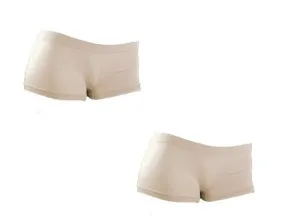 Smooth Seamless Boyleg Panties - Beige