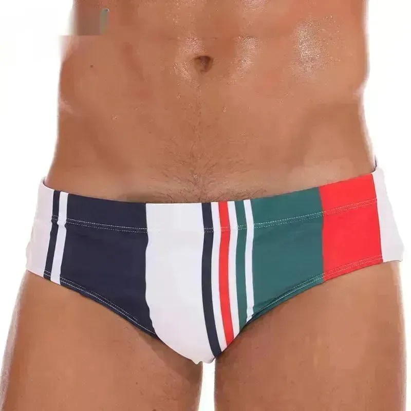 Solid Color Plus Size Swimming Trunks Briefs Shorts underwear