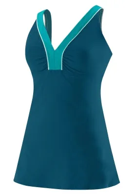 SPEEDO Endurance  V-Neck Swim Dress - Moderate