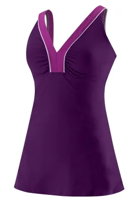 SPEEDO Endurance  V-Neck Swim Dress - Moderate