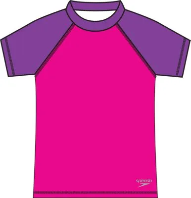 SPEEDO Girls Colorblock Rashguard (4-6x)