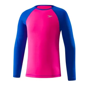 Speedo Girls Long Sleeve Rashguard