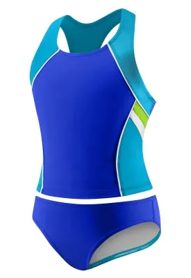 SPEEDO Girls Side Splice Racerback Tankini 2-PC (16 Only)