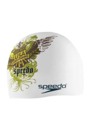 SPEEDO Team USA Silicone Swim Cap