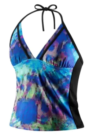 SPEEDO Techno Tribe Halter Tankini (XS Only)