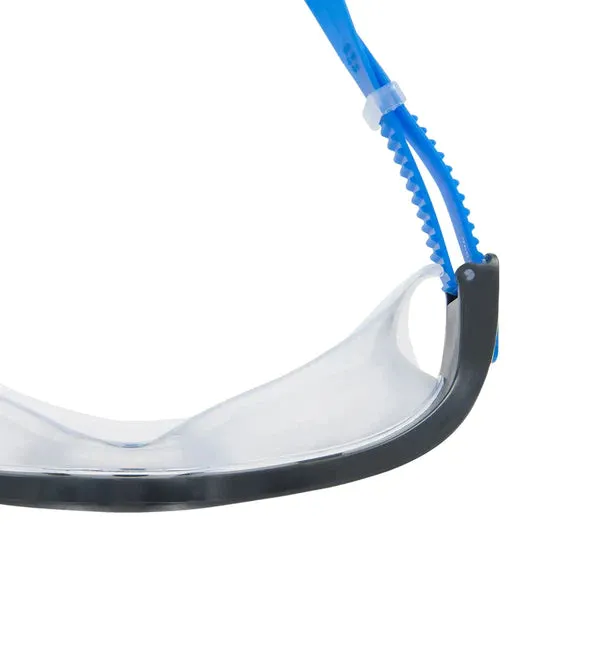 Speedo Unisex Adult Rift Clear - Lens Swim Goggles - Bondi Blue & White