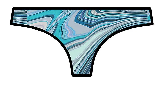 Speedo Women's Print Emily Cheeky Hipster Bikini
