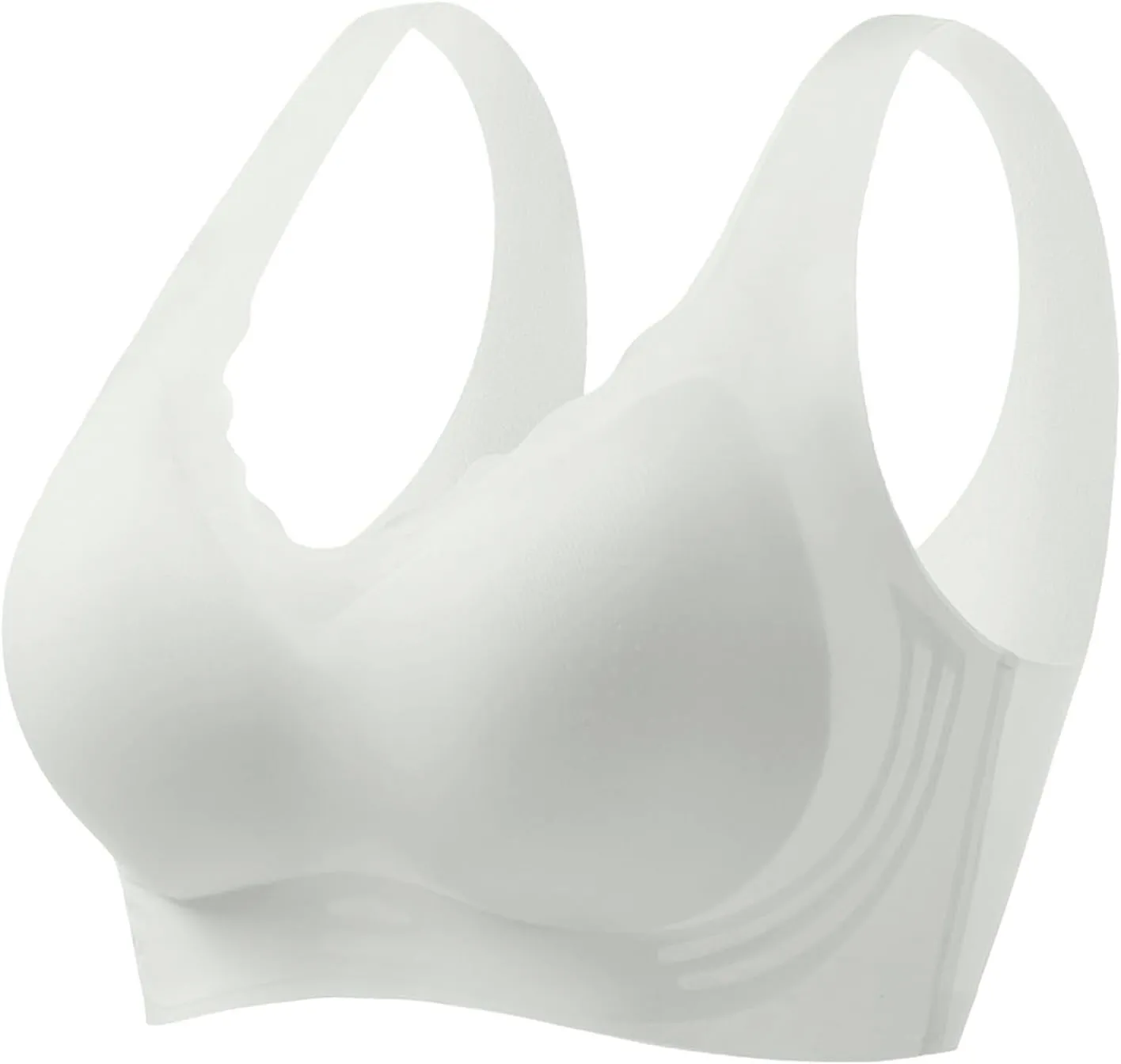 Sports Bra for Women Padded Cross Back Active Bras No Underwire Comfort Medium Support Bralettes