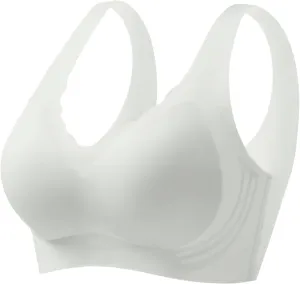 Sports Bra for Women Padded Cross Back Active Bras No Underwire Comfort Medium Support Bralettes