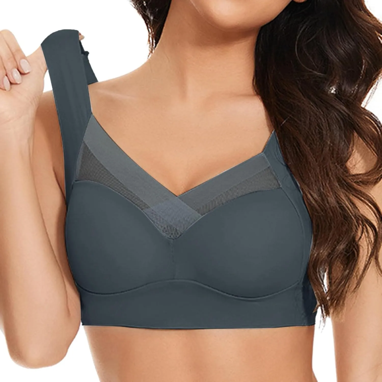 Sports Bras for Women Padded Criss-Cross Back Gym Bras No Underwire Comfort High Support Bra Bralette
