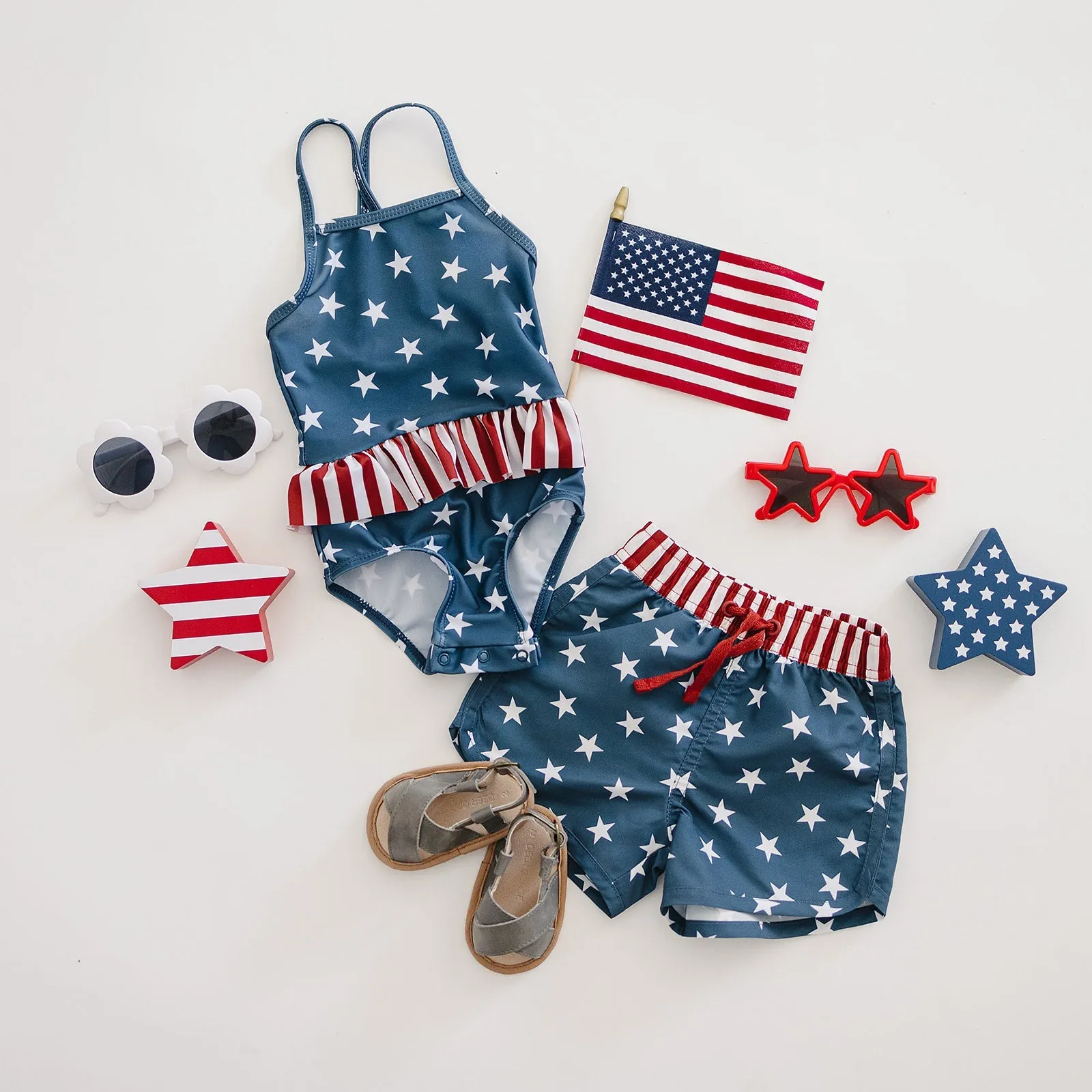 Stars   Stripes Surf Swim Shorts