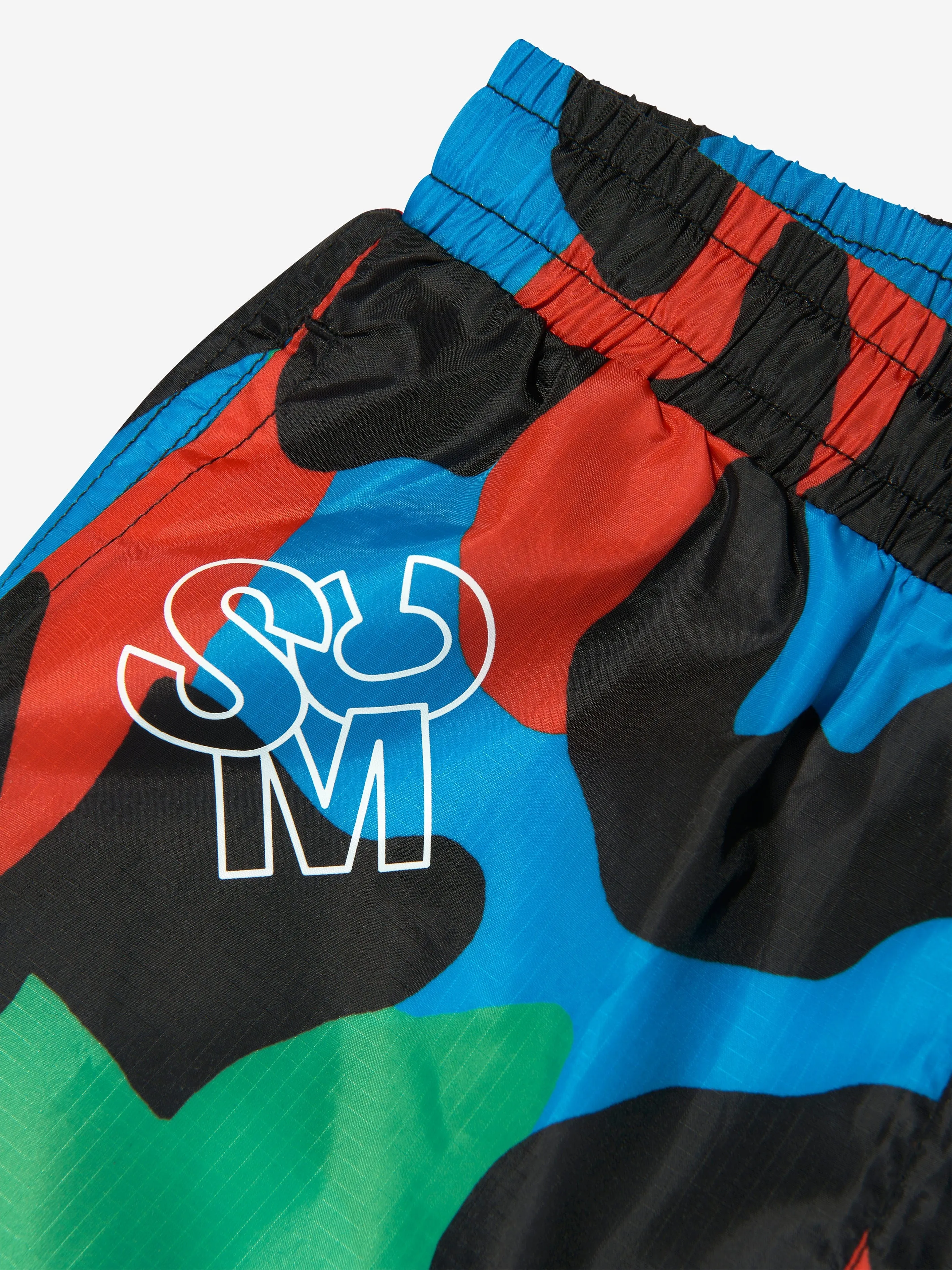Stella McCartney Boys Patterned Swim Shorts in Multicolour