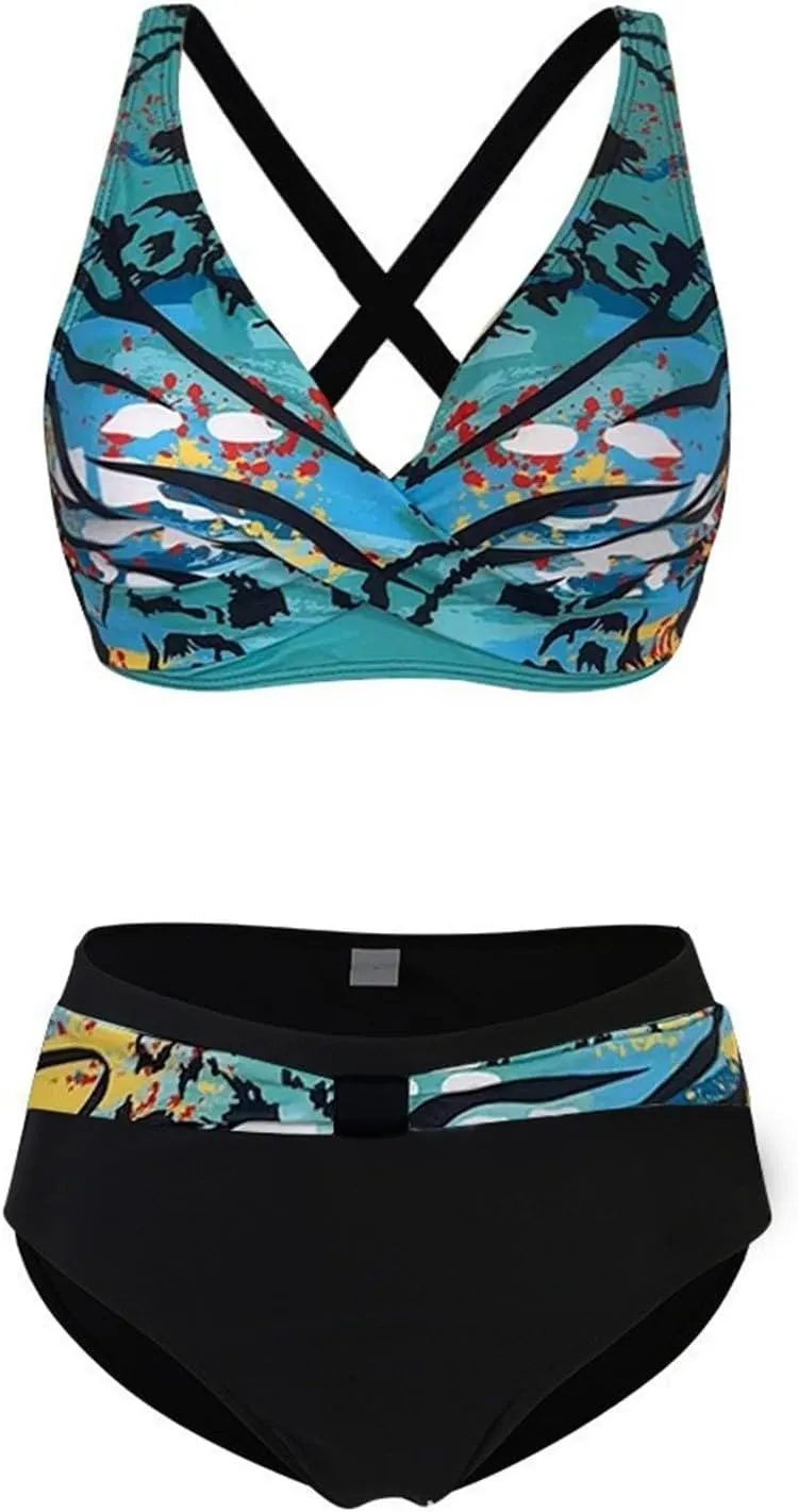 Strapless Bathing Suits for Women 2 Piece Bikini Bikini Sets for Sexy Plus Size Swimsuit 2025 Tankini