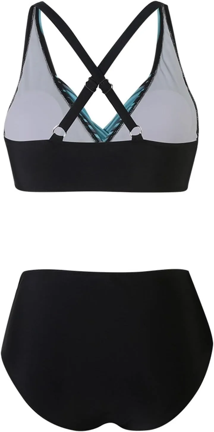 Strapless Bathing Suits for Women 2 Piece Bikini Bikini Sets for Sexy Plus Size Swimsuit 2025 Tankini