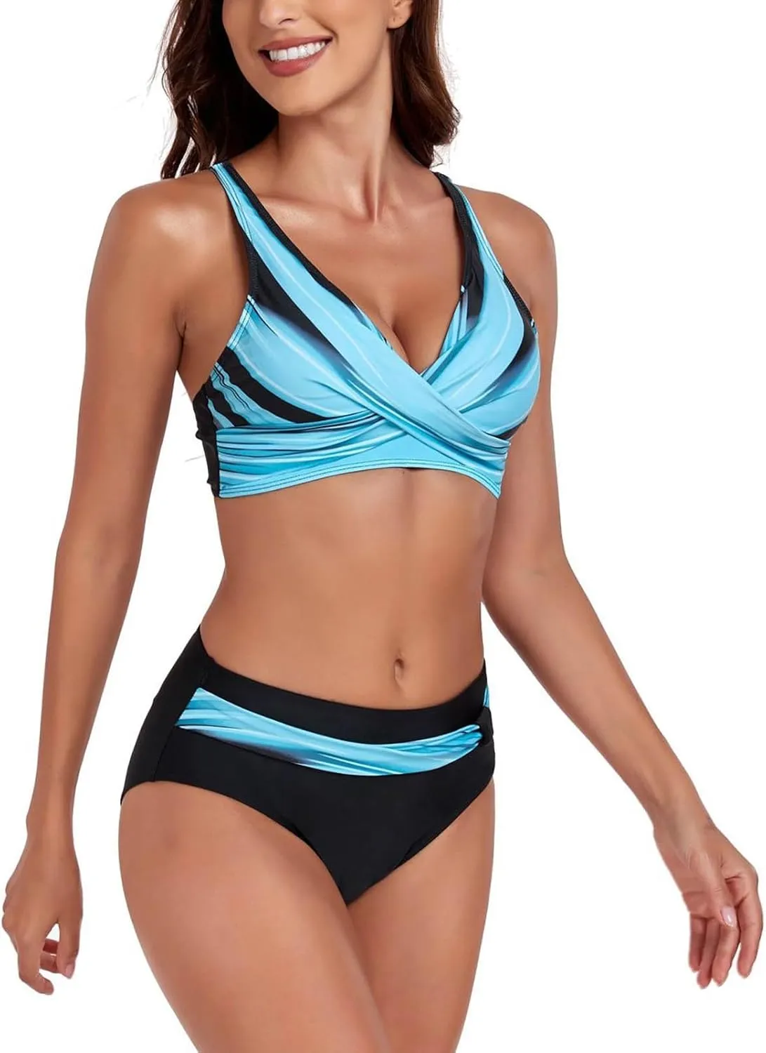 Strapless Bathing Suits for Women 2 Piece Bikini Bikini Sets for Sexy Plus Size Swimsuit 2025 Tankini