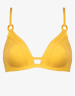 Summer Dive Ring Plunge Bikini Top - Sun