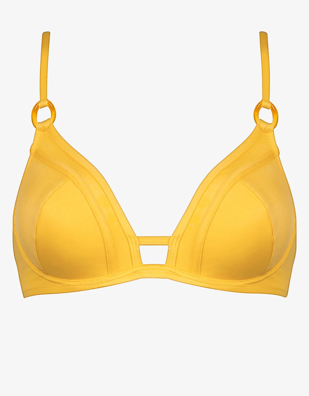 Summer Dive Ring Plunge Bikini Top - Sun